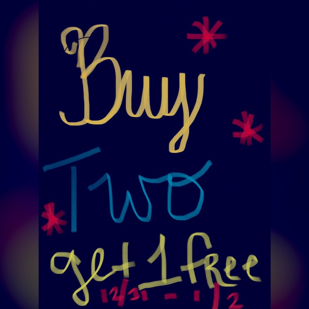 But two items get one free